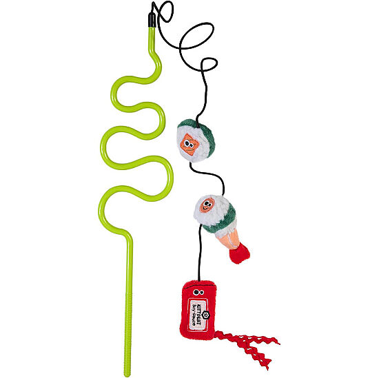 Mad Cat Sushi Swatter Kedi Otlu ve Matatabili Oyuncaklı Kedi Oltası - 3
