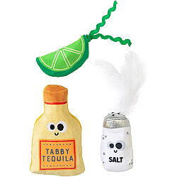 Mad Cat Tabby Tequila Kedi Otlu ve Matatabili 3 lü Kedi Oyuncağı - Mad Cat