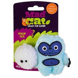 Mad Cat - Mad Cat Yowlin Yeti Kedi Otlu ve Matatabili 2 li Kedi Oyuncağı