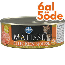Matisse - Matisse Chicken Mousse Tavuklu Kedi Konservesi 85 Gr - 6 Al 5 Öde