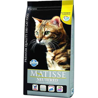 Matisse Neutered Tavuklu Kısırlaştırılmış Kedi Maması 10 Kg + 4 Adet Temizlik Mendili
