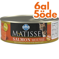Matisse - Matisse Salmon Mousse Somonlu Kedi Konservesi 85 Gr - 6 Al 5 Öde