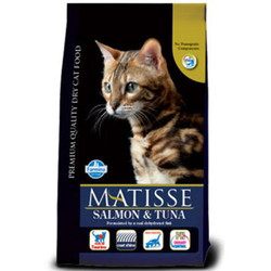 Matisse - Matisse Somon ve Tuna Balıklı Kedi Maması 1,5 Kg + Temizlik Mendili
