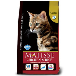 Matisse - Matisse Tavuklu Pirinçli Yetişkin Kedi Maması 10 Kg + 4 Adet Temizlik Mendili