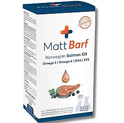 Matt Barf Kedi ve Köpekler için Somon Yağı 250 ML - Matt