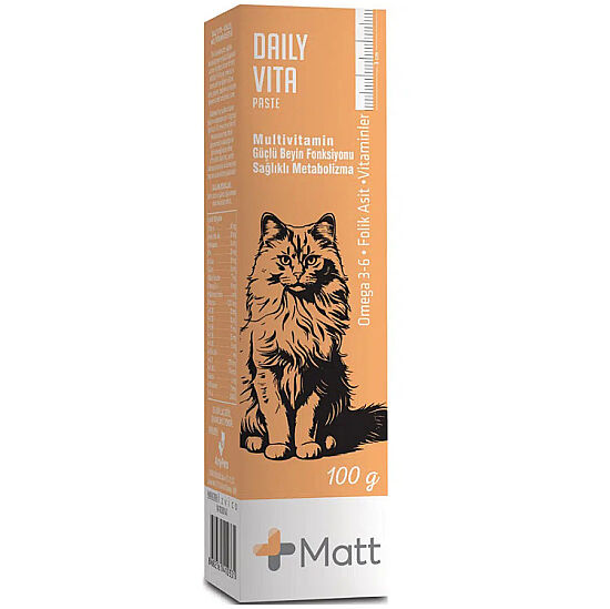 Matt Daily Vita Multi Vitamin Kedi ve Köpek Macunu 100 Gr - 1