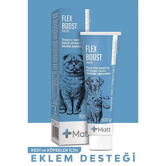 Matt Flex Boost Eklem Sağlığı Destekleyici Kedi ve Köpek Macunu 100 Gr - 3