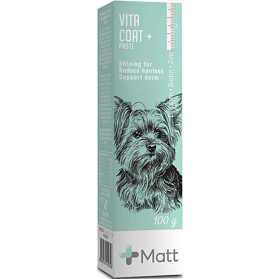 Matt Vita Coat Tüy Sağlığı Destekleyici Kedi ve Köpek Macunu 100 Gr - 1
