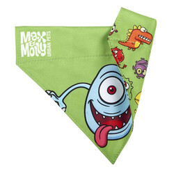 Max Molly 2 in 1 Little Monster Çift Taraflı Bandana Medium/Large - Thumbnail