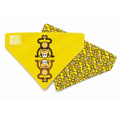 Max Molly 2 in 1 Monkey Maniac Çift Taraflı Bandana XSmall/Small