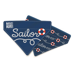 Max&Molly - Max Molly 2 in 1 Sailor Çift Taraflı Bandana Medium/Large