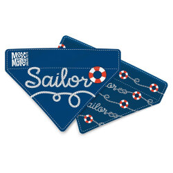 Max Molly 2 in 1 Sailor Çift Taraflı Bandana Medium/Large - Max&Molly