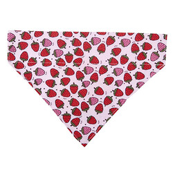 Max Molly 2 in 1 Strawberry Dream Çift Taraflı Bandana Medium/Large - Thumbnail