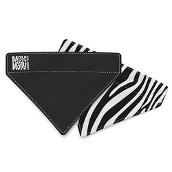 Max&Molly - Max Molly 2 in 1 Zebra Çift Taraflı Bandana Medium/Large