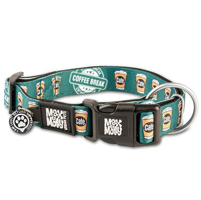 Max Molly Coffee Break Smart ID Köpek Boyun Tasması XSmall