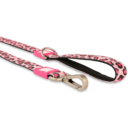 Max Molly Leopard Pink Desenli Köpek Gezdirme Kayışı (Large) - 2