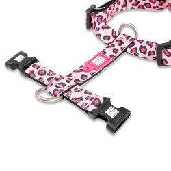 Max Molly Leopard Pink Desenli Köpek Göğüs Tasması (Large) - 2