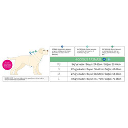 Max Molly Leopard Pink Desenli Köpek Göğüs Tasması (Small) - Thumbnail