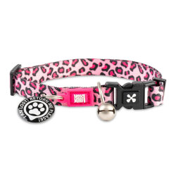 Max Molly Leopard Pink Smart ID Kedi Boyun Tasması - Max&Molly