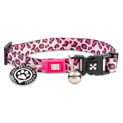 Max&Molly - Max Molly Leopard Pink Smart ID Kedi Boyun Tasması
