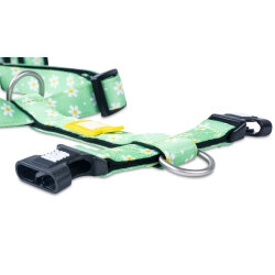 Max Molly Margarite Desenli Köpek Göğüs Tasması (Medium) - 3