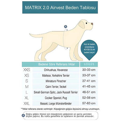 Max Molly Matrix 2.0 Air Vest Köpek Göğüs Tasması - Mavi (XLarge)