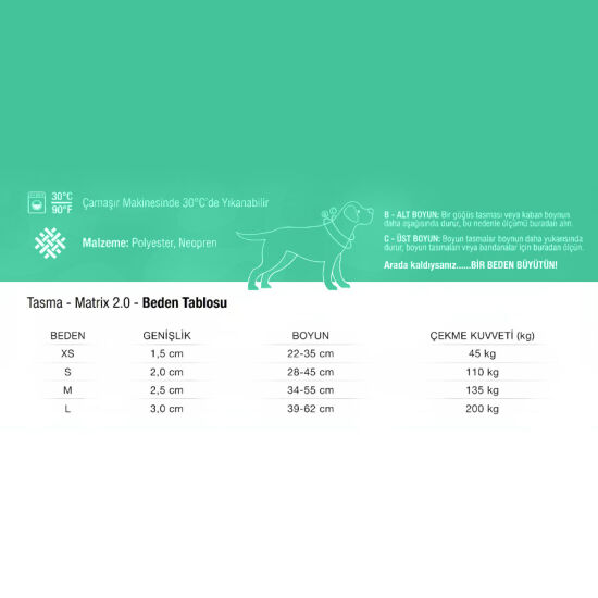 Max Molly Matrix 2.0 Akıllı Künyeli Köpek Boyun Tasması - Stone (S) - 5