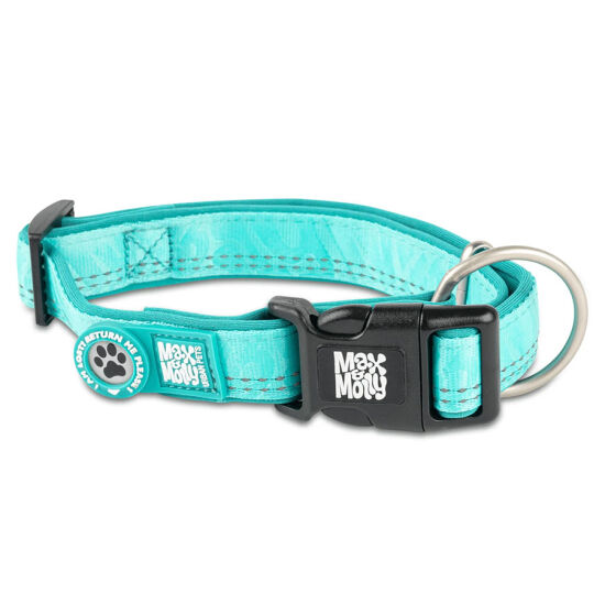 Max Molly Matrix 2.0 Akıllı Künyeli Köpek Boyun Tasması - Turkuaz (L) - 1