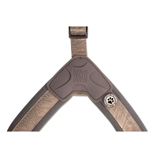 Max Molly Matrix 2.0 Akıllı Künyeli Q-Fit Köpek Göğüs Tasması - Stone (XL) - 3