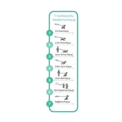 Max Molly Matrix 2.0 Çok Fonksiyonlu Köpek Gezdirme Kayışı - Rose (Large) - Thumbnail