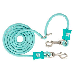 Max&Molly - Max Molly Matrix 2.0 Rope Leash Çok Fonksiyonlu Köpek Gezdirme Kayışı - Turkuaz (Small)