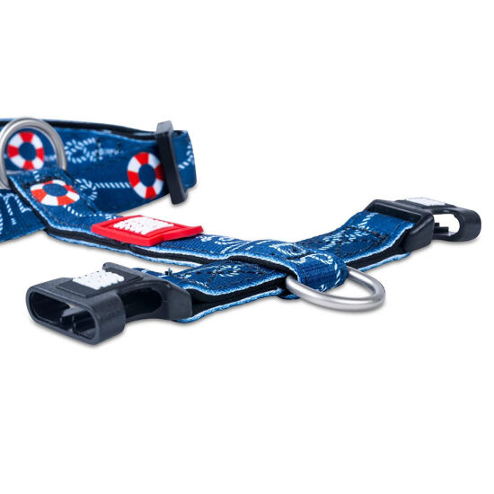 Max Molly Sailor Desenli Köpek Göğüs Tasması (Medium) - 3