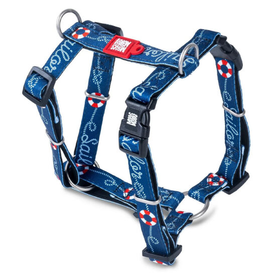 Max Molly Sailor Desenli Köpek Göğüs Tasması (Small) - 1