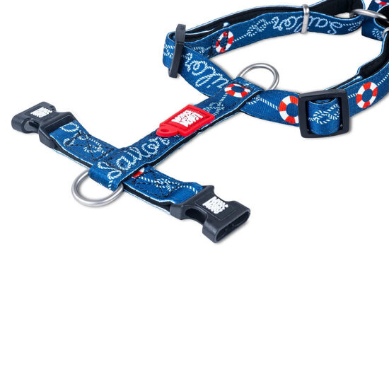 Max Molly Sailor Desenli Köpek Göğüs Tasması (XSmall) - 2