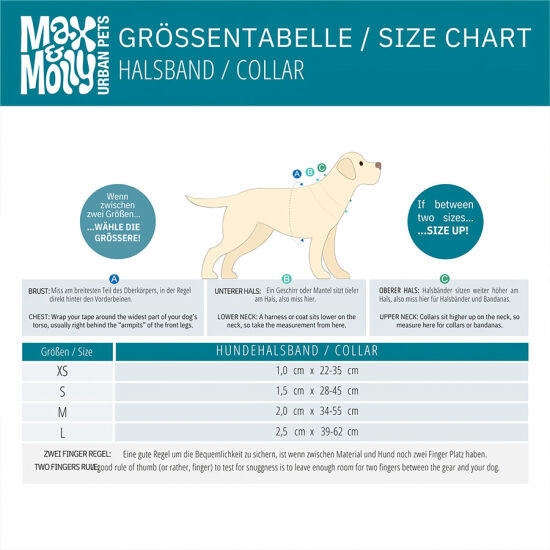 Max Molly Sailor Smart ID Köpek Boyun Tasması (XSmall) - 6