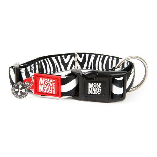 Max Molly Zebra Smart ID Köpek Boyun Tasması (Medium) - 1