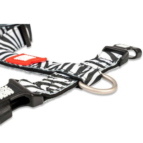 Max Molly Zebra Desenli Köpek Göğüs Tasması (Small) - 3
