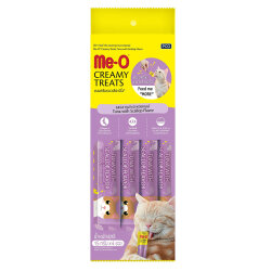 Me-O Creamy Treats Deniz Tarağı ve Ton Balıklı Ek Besin ve Kedi Ödülü 60 Gr ( 4 x 15 Gr ) - MeO