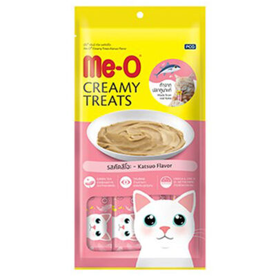 Me-O Creamy Treats Orkinos Balığı Tuna Ek Besin ve Kedi Ödülü 60 Gr ( 4 x 15 Gr )