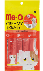 MeO - Me-O Creamy Treats Somonlu Ek Besin ve Kedi Ödülü 60 Gr ( 4 x 15 Gr )