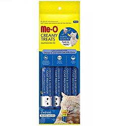 Me-O Creamy Treats Tavuk Karaciğer ve Keçi Sütlü Ek Besin ve Kedi Ödülü 60 Gr ( 4 x 15 Gr ) - MeO