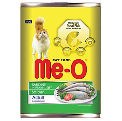 Me-O Jelly Jöle İçinde Sardalya Ve Karidesli Kedi Konservesi 400 Gr - MeO