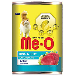Me-O Jelly Jöle İçinde Ton Balıklı Kedi Konservesi 400 Gr - MeO
