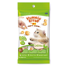 Me-O Yummie Bites Tavuklu Yumuşak Kedi Ödülü 30 Gr ( 3 x 10 Gr ) - MeO