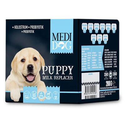 Medi Cat Yavru Köpekler için Süt Tozu 200 Gr