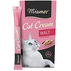 Miamor Cream Malt Mayası Tamamlayıcı Ek Besin ve Kedi Ödülü 6 x 15 Gr - Miamor