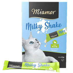 Miamor - Miamor Milky Shake Hindi Eti Kedi Ödülü 4 x 20 Gr