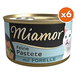 Miamor Pastete Alabalıklı Yetişkin Kedi Konservesi 85 Gr x 6 Adet - Miamor