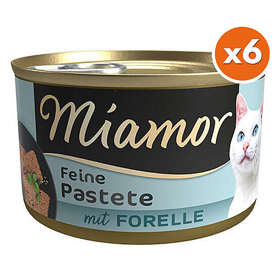 Miamor Pastete Alabalıklı Yetişkin Kedi Konservesi 85 Gr x 6 Adet - 1