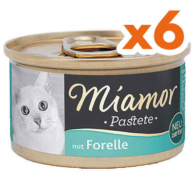 Miamor Pastete Alabalıklı Yetişkin Kedi Konservesi 85 Gr x 6 Adet